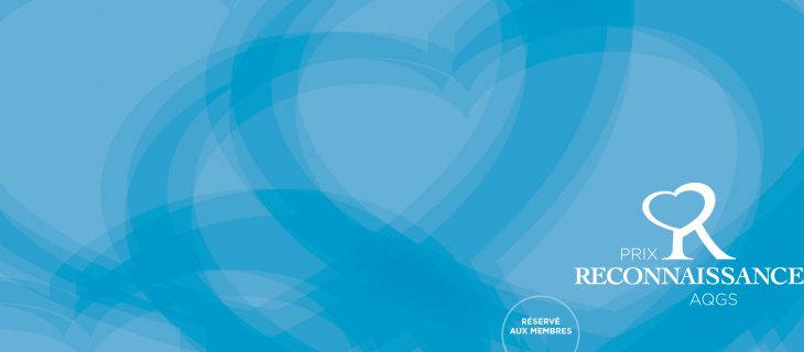 Dévoilement des nominés du Prix Reconnaissance AQGS 2020