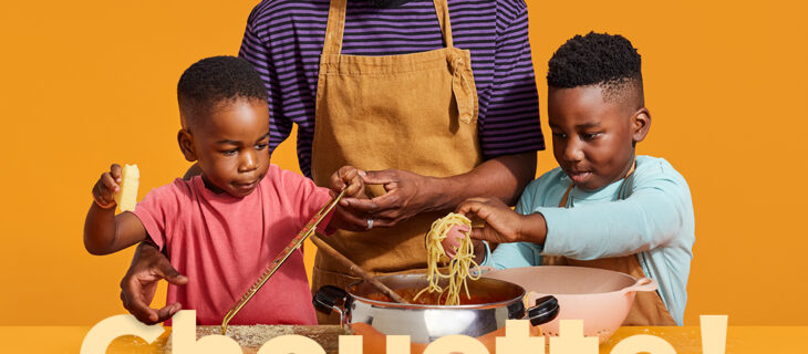 Chouette! On cuisine ensemble.