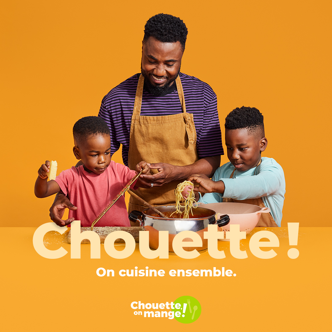 Chouette! On cuisine ensemble.